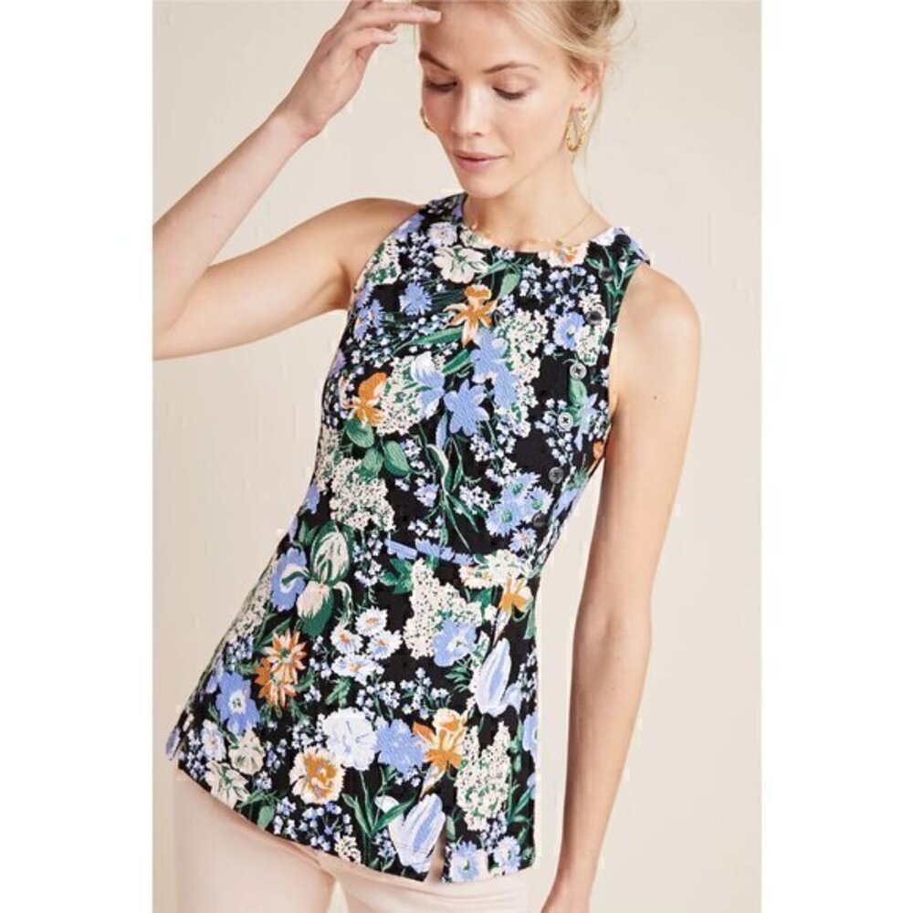 Anthropologie Maeve Brenner Top Size XS